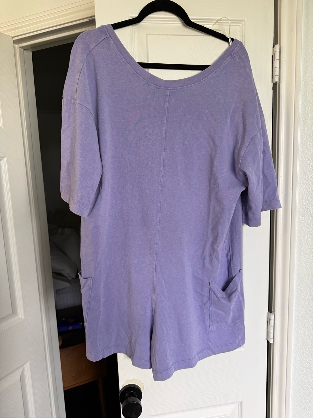 TALULAH Lavender Short-Sleeve Romper